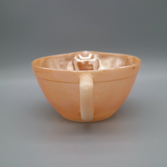 Fire King Peach Lustre Batter Bowl | Mixing Bowl | Peach Luster Glassware - Picture 2 of 8